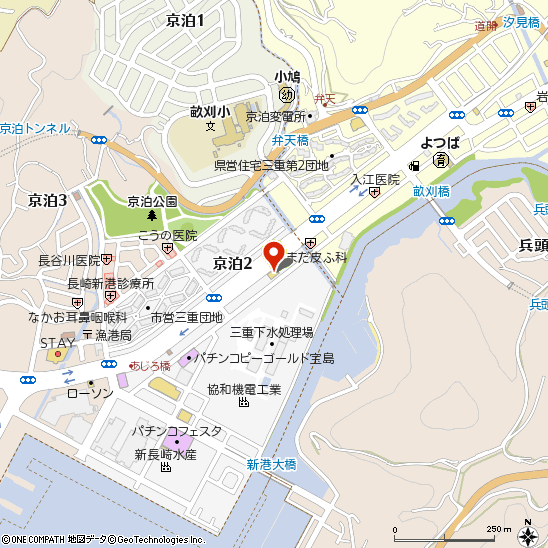 ブリヂストンタイヤセンター西日本株式会社　新港店付近の地図